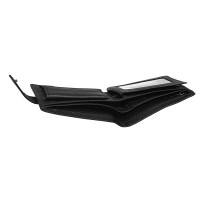 Мужской чёрный кожаный кошелёк Horse Imperial K1023-black