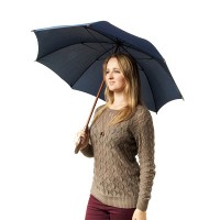 Механический зонт-трость Fulton Kensington-1 L776 Midnight (Синий)