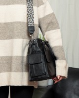 Женская кожаная сумка классическая ALEX RAI 91008-9 black