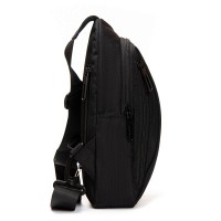Мужская тканевая сумка-слинг Lanpad 35005 black