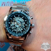 Мужские часы скелетон Winner Timi (1112)