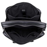 Мужская кожаная черная сумка John McDee jd7348a