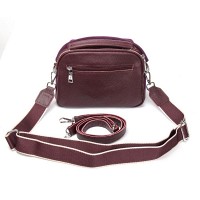 Женская замшевая сумка ALEX RAI 99125 bordo