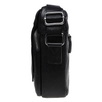 Мужская чёрная кожаная сумка Keizer K12051-black