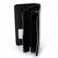 Женский кожаный кошелек Classik  DR. BOND WN-23-21 black
