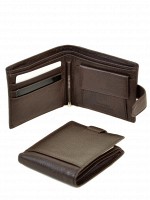 Мужской кожаный кошелек Classik Dr.Bond M13-1 coffee