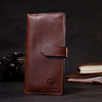 Кожаный мужской кошелек ручной работы GRANDE PELLE 11660 