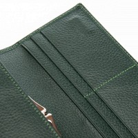 Женский кожаный кошелек Bright DR. BOND W46-2 green