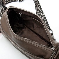 Женская кожаная сумка классическая ALEX RAI 93038 khaki