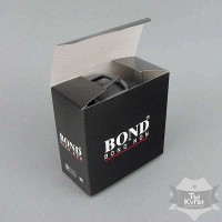 Классический мужской кожаный ремень Bond светло-коричневый