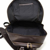 Кожаный мужской коричневый рюкзак TARWA gc-7340-3md