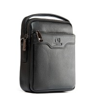 Мужская кожаная сумка через плечо BRETTON 4016-5 black