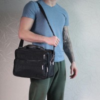 Мужская тканевая сумка через плечо FABRA 22587 