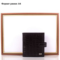 Мужская коричневая кожаная визитница DESISAN SHI210-2KR