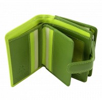 Женское кожаное портмоне Visconti rb40 lime m