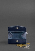 Кожаная монетница BlankNote 1.0 темно-синий bn-cw-1-navy-blue