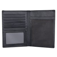 Кожаный мужской черный кошелек John McDee jdr-8450a