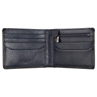 Мужской  кожаный кошелек Visconti AT63 Roland c RFID (Burnish Blue)
