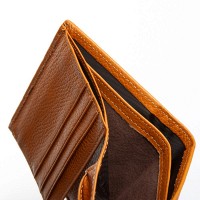 Женский кожаный кошелек Bright DR. BOND WS-36 yellow