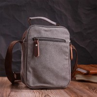 Мужская тканевая сумка через плечо Vintage 22217 