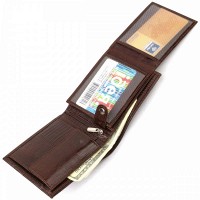 Мужской кожаный кошелек  CANPELLINI 21864