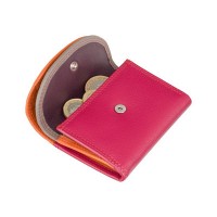 Кожаный женский кошелёк Visconti RB126 Zanzibar (Orange Multi)