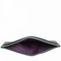  Кожаный картхолдер  Smith & Canova 90014(Grey)