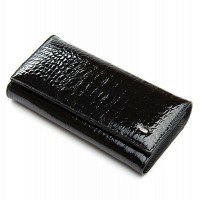 Женский лаковый кожаный кошелек PE DR. BOND PEW1-V black