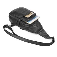 Мужской кожаный рюкзак на одно плечо JD4013A John McDee