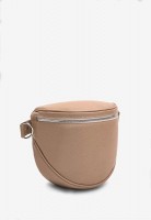 Кожаная поясная сумка/ кроссбоди The Wings tw-vacation-dark-beige-flo