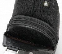 Мужская кожаная сумка-слинг Vintage 20249 