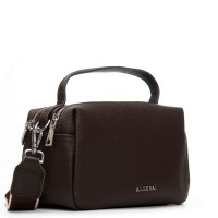 Женская кожаная сумка ALEX RAI 99128 brown
