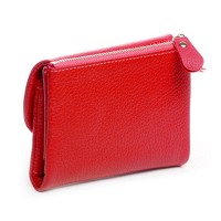 Женский кожаный кошелек Bright DR. BOND WS-239 red