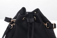 Нейлоновый черный женский рюкзак Vintage 39467