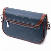 Молодежная женская кожаная сумка через плечо Vintage 22622