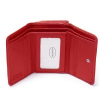 Женский кожаный кошелек Bright DR. BOND WS-403 red