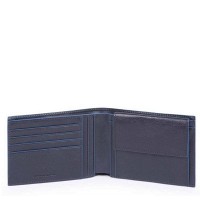 Кожаный кошелек Piquadro B2S/Blue PU257B2SR_BLU