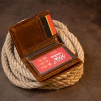 Мужской кожаный кошелек Vintage 20432