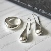 Серьги Скифская Этника  Капля SE 925