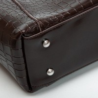 Женская кожаная сумка через плечо ALEX RAI 9349 brown