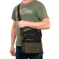 Мужская сумка через плечо Lanpad 4117 green