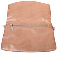Женская кожаная сумка LASKARA lk-ds259-rose-gold