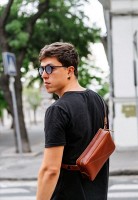 Сумка на пояс BlankNote Dropbag maxi коньяк bn-bag-20-k
