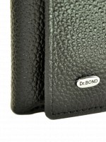 Мужской кожаный кошелек-ключница Classik dr.Bond M6 black