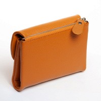 Женский кожаный кошелек Bright DR. BOND WS-239 yellow