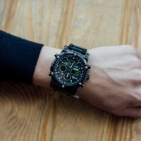 Мужские часы SKMEI MOLOT LIMITED ALLBLACK (2191)