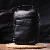 Мужская кожаная сумка через плечо Vintage 21271 