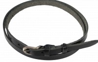 Женский узкий кожаный ремень Skipper 1373-15