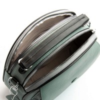 Женский молодежный кожаный клатч ALEX RAI 29052 blue