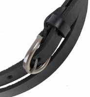Женский кожаный ремень Skipper 1405-15 черный